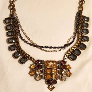Loft jewelry women's rhinestone statement necklace